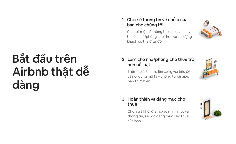 Hướng dẫn chi tiết cách đăng ký bán phòng trên Airbnb từ AZ 2024